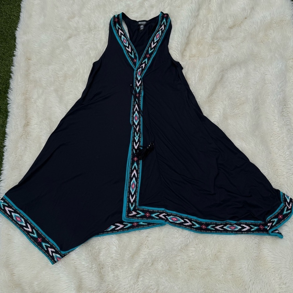 Coco Reef Black Asymmetrical Swim Coverup - Picture 10 of 10